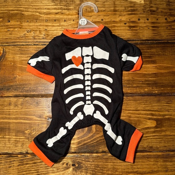 Small Dog Skeleton Costume - Picture 1 of 4